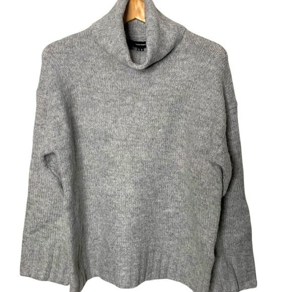 NWT Vero Moda Sweater Blouse Women's X-Small Gray Roll Neck Long Sleeve - Picture 2 of 9